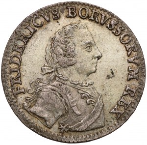 Prusse, Friedrich II, 1/12 thaler 1752-F, Magdebourg