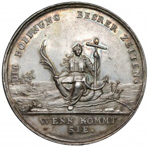 Silésie, médaille pour la paix d'Altranstandz et le retournement de l'Église 1707
