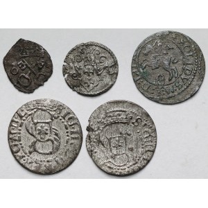 Zygmunt III Waza, od Denara do Szeląga - zestaw (5szt)