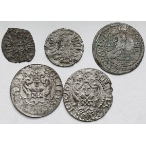 Zygmunt III Waza, od Denara do Szeląga - zestaw (5szt)