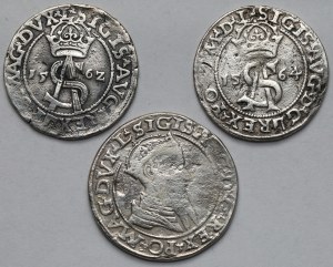 Sigismond II Auguste, Foursquare et Troie 1562-1566 - set (3pc)