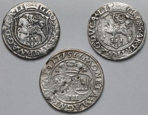 Sigismond II Auguste, Foursquare et Troie 1562-1566 - set (3pc)