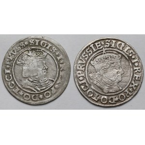 Zygmunt I Stary, Grosze Toruń 1528-1535 - zestaw (2szt)