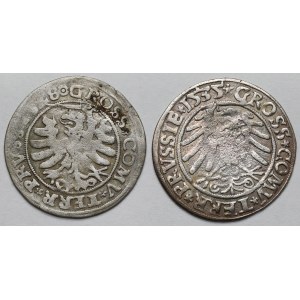 Zygmunt I Stary, Grosze Toruń 1528-1535 - zestaw (2szt)