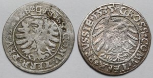 Sigismond Ier l'Ancien, Deniers de Toruń 1528 et 1535 - set (2pcs)