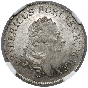 Śląsk, Fryderyk II Wielki, 1/3 talara 1783-B, Wrocław