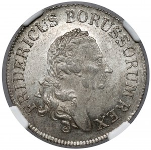 Silesia, Frederick II the Great, 1/3 thaler 1783-B, Wrocław