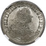 Śląsk, Fryderyk II Wielki, 3 krajcary 1753-B, Wrocław