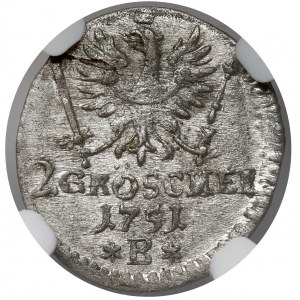 Śląsk, Fryderyk II Wielki, 2 greszle 1751-B, Wrocław