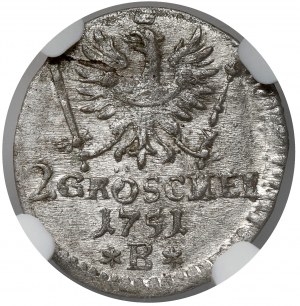 Silésie, Frédéric II le Grand, 2 greszle 1751-B, Wrocław
