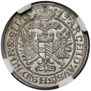 Śląsk, Leopold I, 6 krajcarów 1673 SHS, Wrocław