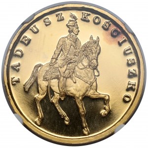 ZŁOTY Tryptyk 200.000 złotych 1990 Kościuszko