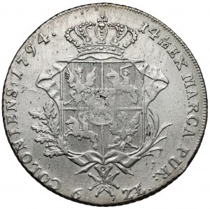 Poniatowski, thaler à 6 zlotys 1794