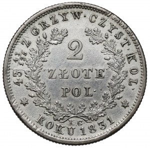 Insurrection de novembre, 2 zlotys 1831 KG - hybride