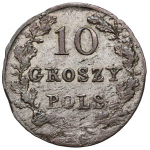 Powstanie Listopadowe, 10 groszy 1831 KG