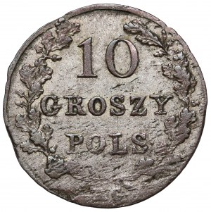 Révolte de novembre, 10 groszy 1831 KG - plié