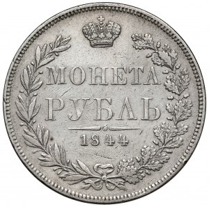 Ruble 1844 MW, Varsovie - queue droite - RARE