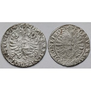 Zygmunt III Waza, Grosz Kraków 1604 i 1605 - zestaw (2szt)