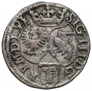 Sigismond III Vasa, Schlegel Poznań 1591 - petite couronne - très rare