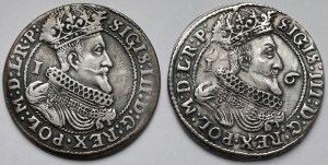 Sigismond III Vasa, Ort Gdansk 1625 et 1626 - set (2pcs)