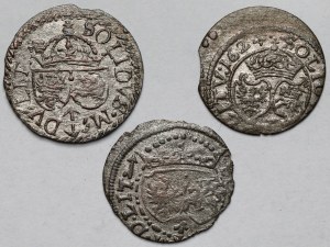 Sigismond III Vasa, Plateau de Vilnius 1615-1624 - set (3pcs)