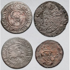 Zygmunt III Waza, Dwudenar i Szelągi - zestaw (4szt)