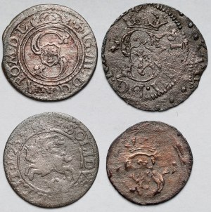 Sigismond III Vasa, Deux bijoux et shillings - set (4pcs)