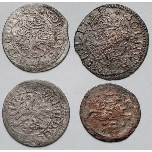Zygmunt III Waza, Dwudenar i Szelągi - zestaw (4szt)