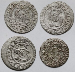 Sigismund III Vasa, Riga shells - set (4pcs)