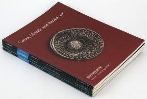 Coin collections of Russia - Sotheby`s catalogues 1996-1997 - set (3pcs)