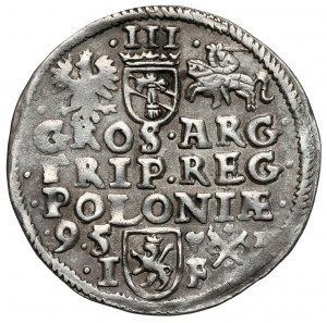 Zygmunt III Waza, Trojak Poznań 1595