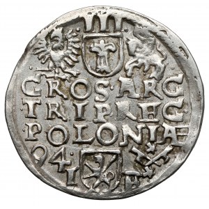 Zygmunt III Waza, Trojak Poznań 1594 - szeroka