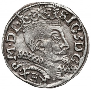 Sigismond III Vasa, Trojak Lublin 1597 - monogramme