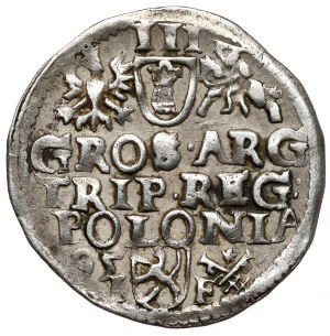 Sigismond III Vasa, Trojak Wschowa 1595 - avec grille