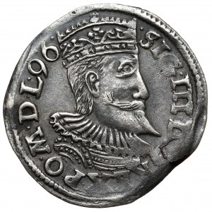 Sigismond III Vasa, Trojak Poznań 1596 - date sur Av.