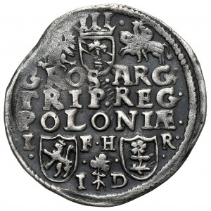 Sigismond III Vasa, Trojak Poznań 1596 - date sur Av.