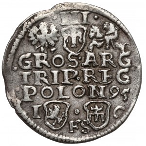 Zygmunt III Waza, Trojak Bydgoszcz 1595 - bez haków