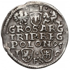 Sigismond III Vasa, Trojak Bydgoszcz 1595 - sans crochets