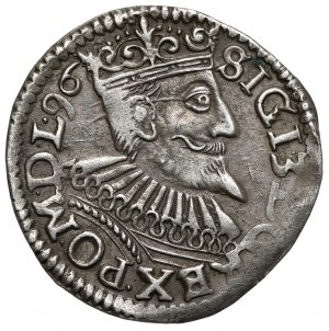 Sigismond III Vasa, Trojak Poznań 1596 - variété rare