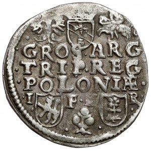 Zygmunt III Waza, Trojak Poznań 1596 - rzadka odmiana