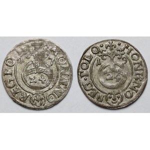 Zygmunt III Waza, Półtoraki Bydgoszcz 1617 i 1619 - zestaw (3szt)