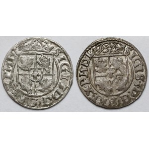 Zygmunt III Waza, Półtoraki Bydgoszcz 1617 i 1619 - zestaw (3szt)
