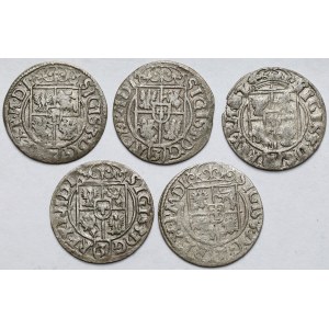 Zygmunt III Waza, Półtoraki 1620-1627 - zestaw (5szt)