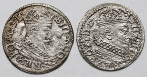 Sigismond III Vasa, Vilnius pennies 1625 et 1626 - set (2pcs)
