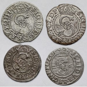 Zygmunt III Waza, Szelągi 1592-1626 - zestaw (4szt)