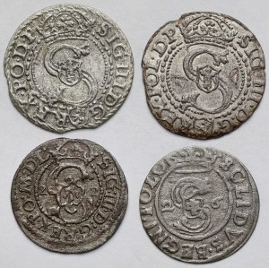 Sigismond III Vasa, Shillings 1592-1626 - set (4pc)