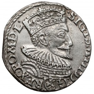 Zygmunt III Waza, Trojak Malbork 1594 - otwarty
