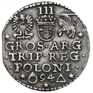 Zygmunt III Waza, Trojak Malbork 1594