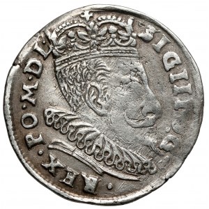 Zygmunt III Waza, Trojak Wilno 1595 - Prus - późny