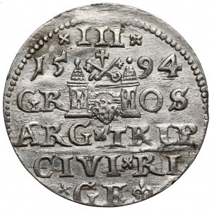 Zygmunt III Waza, Trojak Ryga 1594